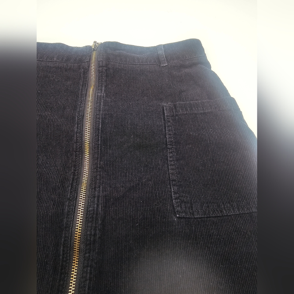 Altar'd State Black Corduroy Skirt Size L - Picture 2 of 14